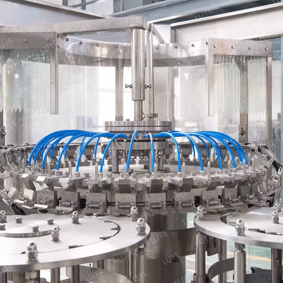 Luye 3 em 1 linha de produção automática de água potável para garrafas pet, máquinas de enchimento e enchimento de bebidas, máquina de selagem e engarrafamento de água pura mineral